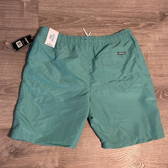 NWT teal Aeropostale xl swim drawstring trunks - Picture 4 of 4